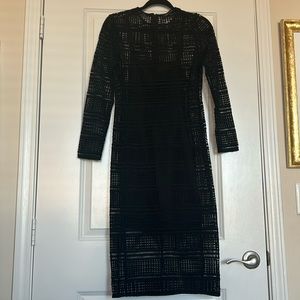 Zara black asymmetrical woman’s us size 2 with slip.